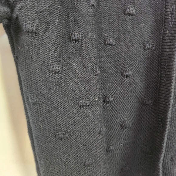 Heartloom X Revolve Bea Cardi Sweater Floral Embroidered Navy Size XS Preppy - Picture 7 of 11